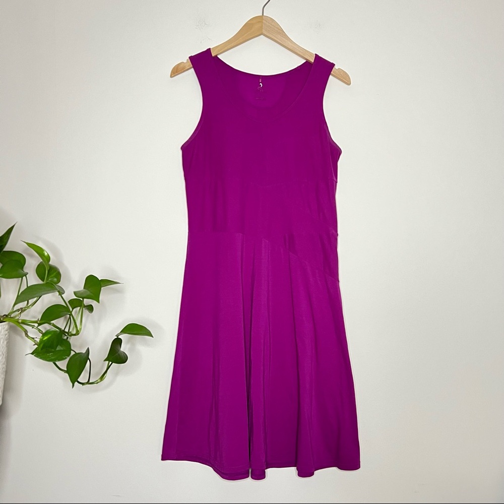 Prana Amelia Tank Slip Dress Pink Purple Size Medium